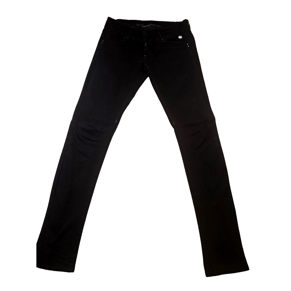 G-Star Raw 3301 Denim Royce Skinny Low Rise Women's Size 27/32 Black Jeans